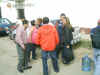 el grupo llegando al lugar de reunin